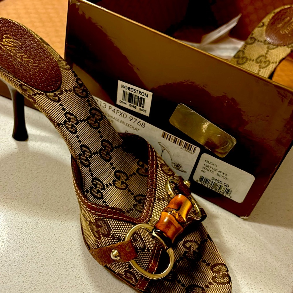 COPY - vintage gucci sandle need cleaned but in solid condition